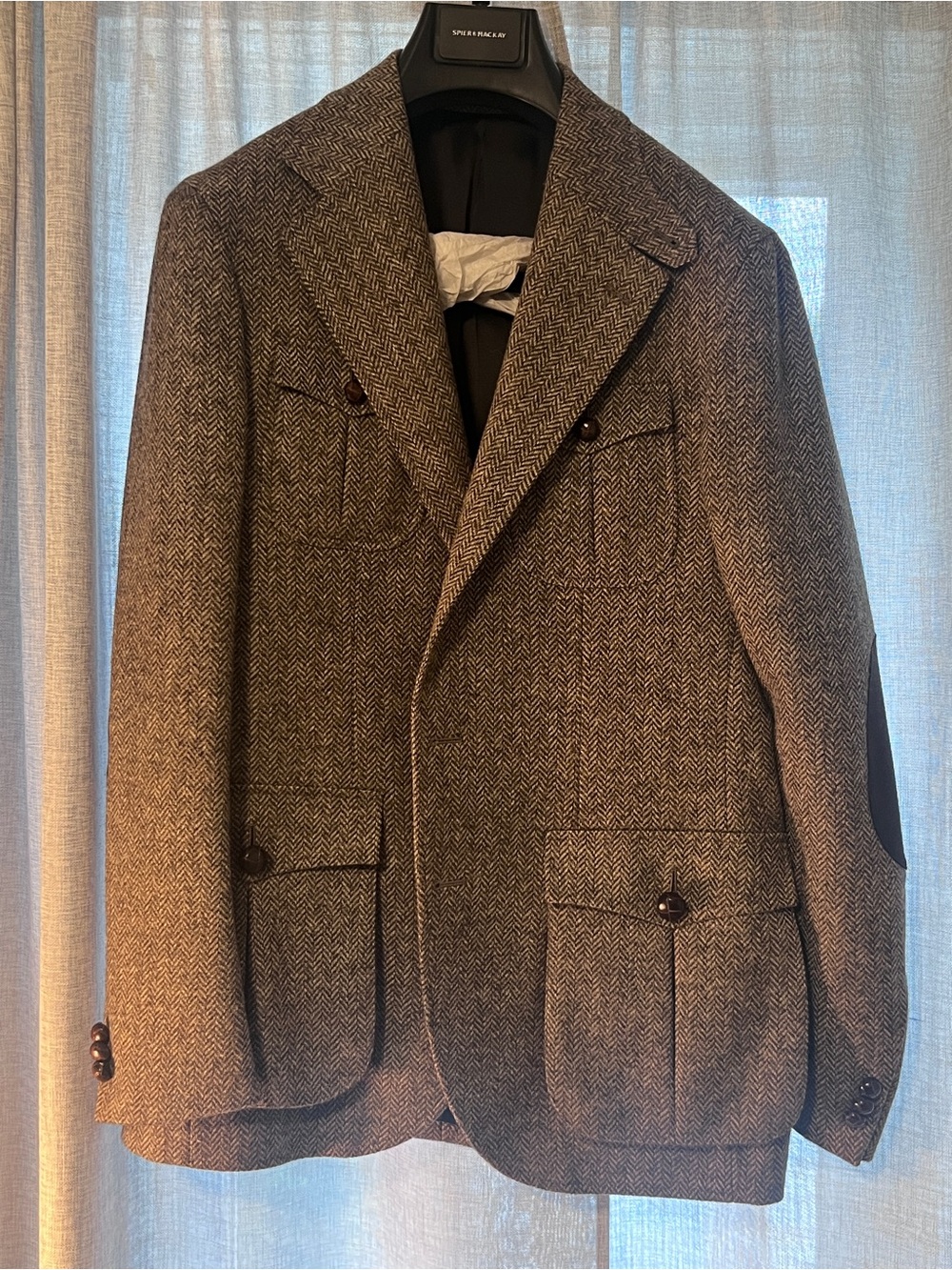 Men’s Spier and Mackay hunting wool tweed jacket 40r